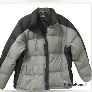 North Face Mens Nuptse 550 Goose Down Puffer Jacket 2XL